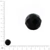 Image de Perle ronde en ardoise facettée - Ø 14 mm