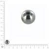 Image de Perle en metal Ø 10 mm - Argenté