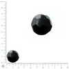 Image de Perle en verre à facettes Ø 20 mm - Noir