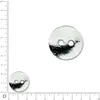 Image de Breloque bouton 2 trous Ø 23 mm - Argenté