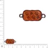 Image de Pendentif intercalaire émaillé L. 30 mm - Orange