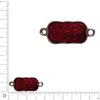 Image de Pendentif intercalaire émaillé L. 39 mm - Rouge
