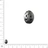 Image de Perle métal façon Pandora pour bracelet/collier maille serpent Coccinelle L. 10 mm - Argenté vieilli