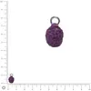 Image de Breloque au crochet Ø 10 mm - Violet
