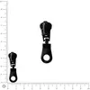 Image de Pendentif fermeture éclair L. 38 mm - Noir