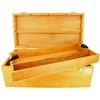 Image de Boite de rangement en bois avec plateau - 40 cm