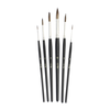 Image de Pinceau rond Poils de poney 6 pcs