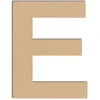 Image de Lettre en bois médium - E majuscule - 10 cm