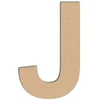 Image de Lettre en bois médium - J majuscule - 10 cm