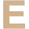 Image de Lettre en bois médium - E majuscule - 8 cm