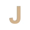 Image de Lettre en bois médium - J majuscule - 8 cm