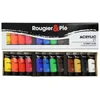 Image de Assortiment de 12 tubes de peinture acrylique - 12 x 21 ml