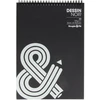Image de Bloc de croquis papier Noir 125 g/m² 32 feuilles A3 29,7 x 42 cm
