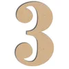 Image de Chiffre en bois médium - 3 - 12 cm