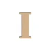 Image de Lettre en bois médium - I majuscule - 12 cm