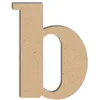 Image de Lettre en bois médium - B minuscule - 9 cm
