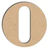 Image de Lettre en bois médium - O minuscule - 9 cm