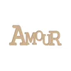 Image de Mot en bois médium - Amour - 5 x 2 cm