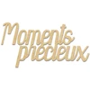 Image de Moments précieux en bois médium - 8,1 x 4,1 cm