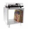 Image de Enova Vinyle Lover WH - Meuble Hifi blanc