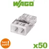 Image de WAGO - Flacon de 50 mini bornes de connexion automatique 2 entrÃ©es S2273