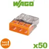 Image de WAGO - Flacon de 50 mini bornes 3 fils S2273 WAGO