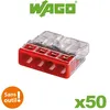 Image de WAGO - Flacon de 50 mini bornes de connexion automatique 4 entrÃ©es S2273