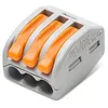 Image de Bornes De Connexion Automatique S222 3 EntrÃ©es Par 50-Wago