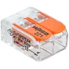 Image de WAGO - Sachet de 3 bornes S221 2 entrÃ©es fils souples et rigides 0.5 Ã  6mmÂ²