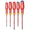 Image de Jeu de 5 tournevis slim isolÃ©s empreinte fente et pozidriv - ATD.J5TVE FACOM