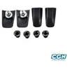 Image de Cache Visserie Plateau X110 Compatible Shimano Dura Ace/9000 Noir Ta (X4)