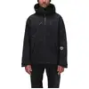 Image de Blackcrows - Veste de ski imperméable et respirante - M Stratus 3L Fishtail Jkt Black pour Homme - Taille L - Noir
