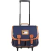 Image de Cartable Ã  roulettes TANN'S Camille 41cm 2 compartiments Bleu Marine