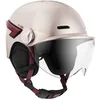 Image de Casque VÃ©lo Casr Glow Avec Led Et Visiere Rose L