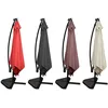 Image de Solenzara NÃ©on Chocolat : Parasol Led DÃ©portÃ© 3x3m