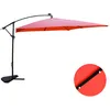 Image de Parasol Terracotta Droit CarrÃ© 3 X 3 M Led Solenzara