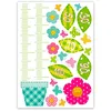 Image de Sticker enfant Fleurs- 70 x 50 cm - Multicolore