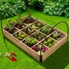 Image de Carre Potager 12 Compartiments + Housse Serre Chassis