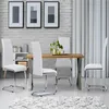 Image de Lot De 4 Chaises Mia Blanches Pour Salle Ã Manger