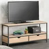 Image de Meuble Tv Detroit 2 Tiroirs Design Industriel