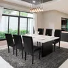 Image de Lot De 6 Chaises Hannah Noires Pour Salle Ã Manger