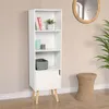 Image de BibliothÃ¨que Ã©tagÃ¨re EMMIE scandinave bois blanc