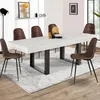 Image de Table Ã  manger extensible PHOENIX 6-10 personnes bois gris 160-200 cm