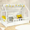 Image de Lit Cabane Enfant 80 X 160 Cm Neree Blanc