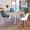 Image de Lot De 4 Chaises Mandy Mix Color Blanc Gris Bleu Canard Et Noir