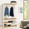 Image de Dressing large DETROIT design industriel bois et mÃ©tal blanc