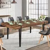 Image de Table Ã Manger Austria 10 Personnes Bois Pied Ãpingle 200 Cm