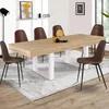 Image de Table Ã  manger PHOENIX 10 personnes bois et blanc 225 cm