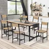 Image de Lot De 6 Chaises De Cuisine Detroit Design Industriel