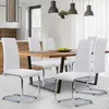 Image de Lot de 6 chaises mia blanches pour salle Ã  manger